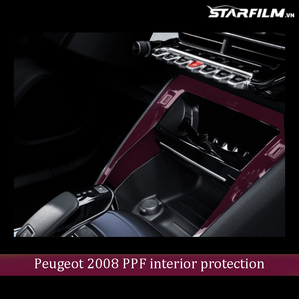 Peugeot 2008 PPF TPU nội thất chống xước tự hồi phục STARFILM