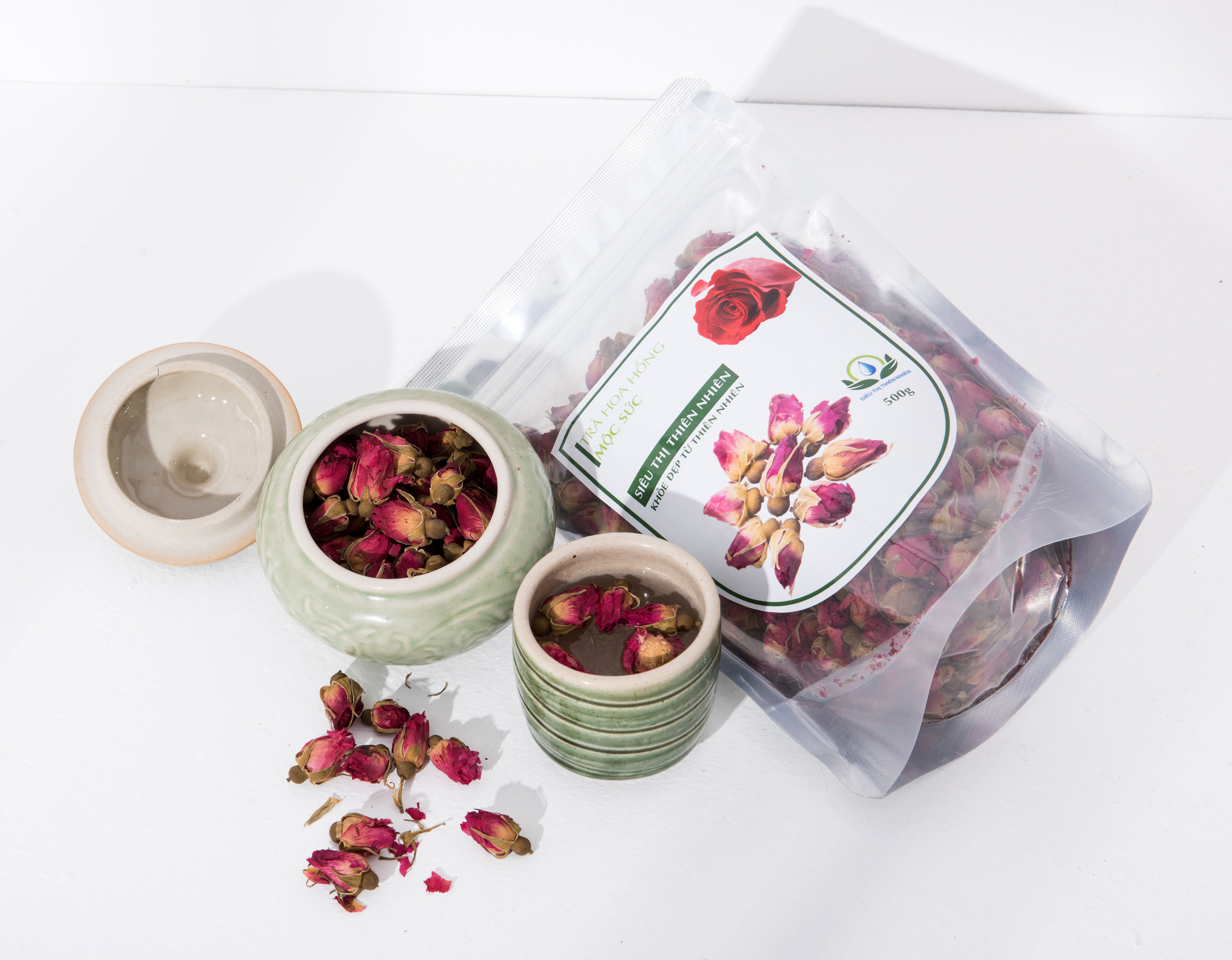 Trà Hoa Hồng Sấy Khô Mộc Sắc 500g