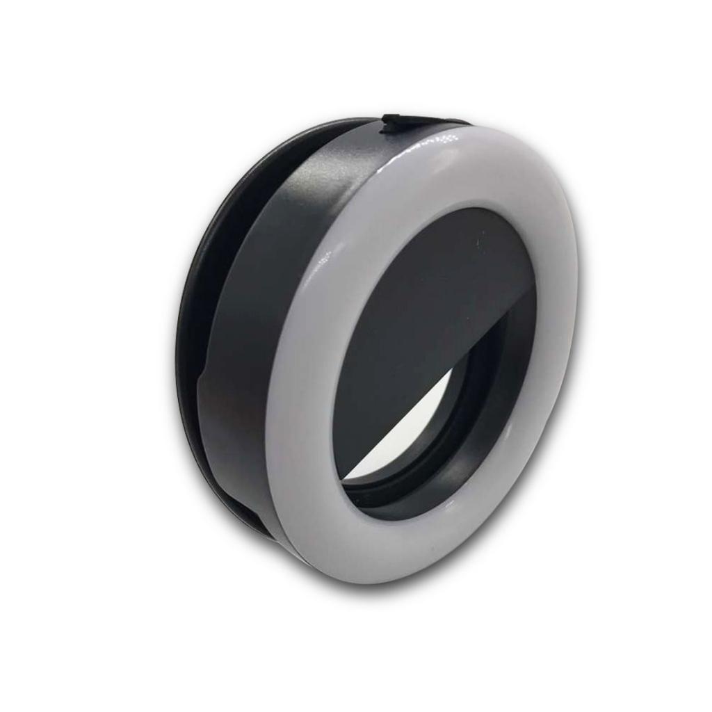 LED Light Ring Supplementary Selfie Lighting Night or Darkness Selfie Enhancing for Photography with iPhones and Android Smart Phones