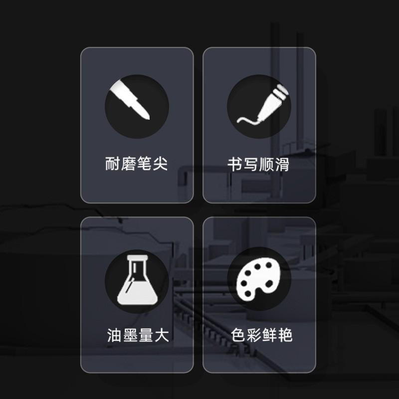 Set ngòi resun JIYI bút gel bấm bullet 11cm dùng cho bút gel bấm