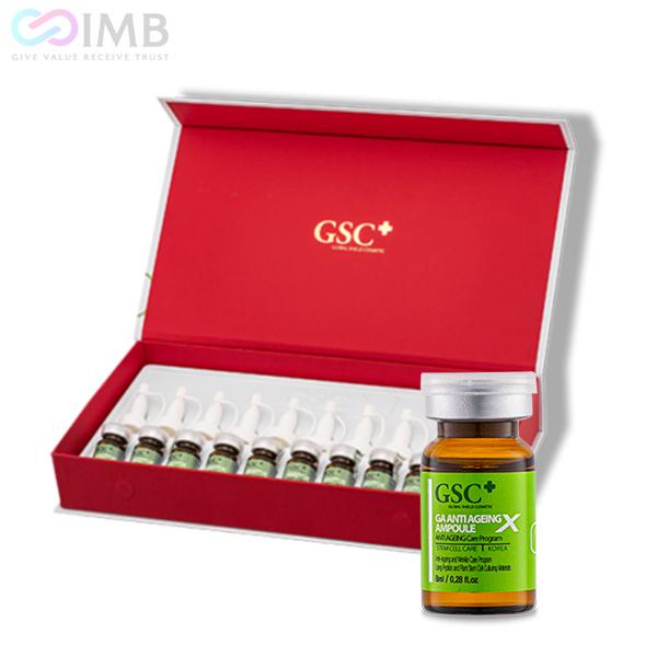 Tế bào gốc hỗ trợ sẹo, trẻ hoá da Hàn Quốc G S C GA ANTI AGEING AMPOULE, giúp xóa sẹo lồi, lõm, tái tạo cấu trúc da