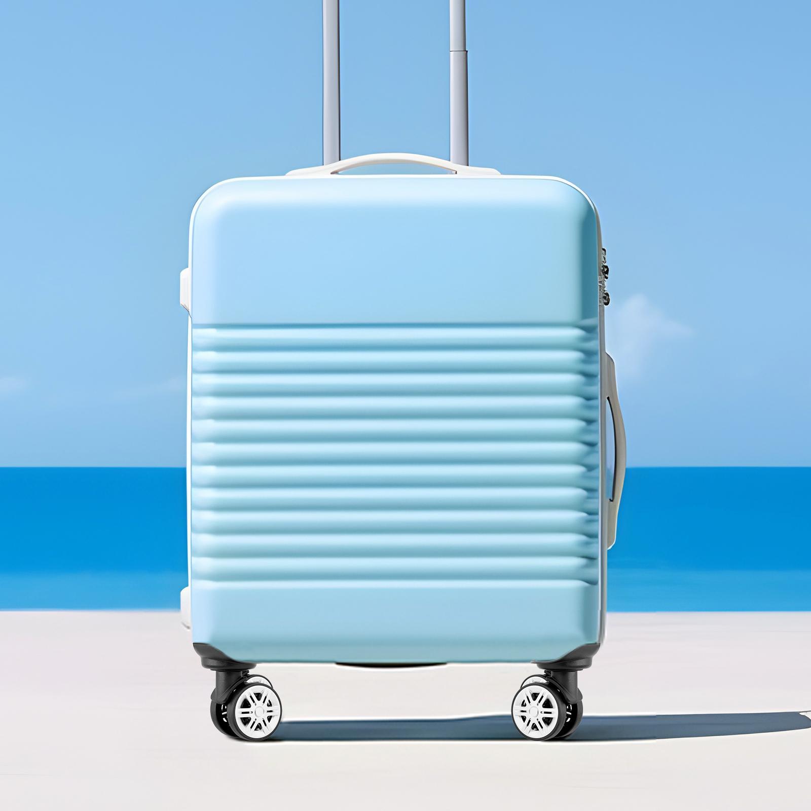 Luggage Suitcase Wheels Quiet Hole Pitch 1.3 inch Replacement Luggage Wheels