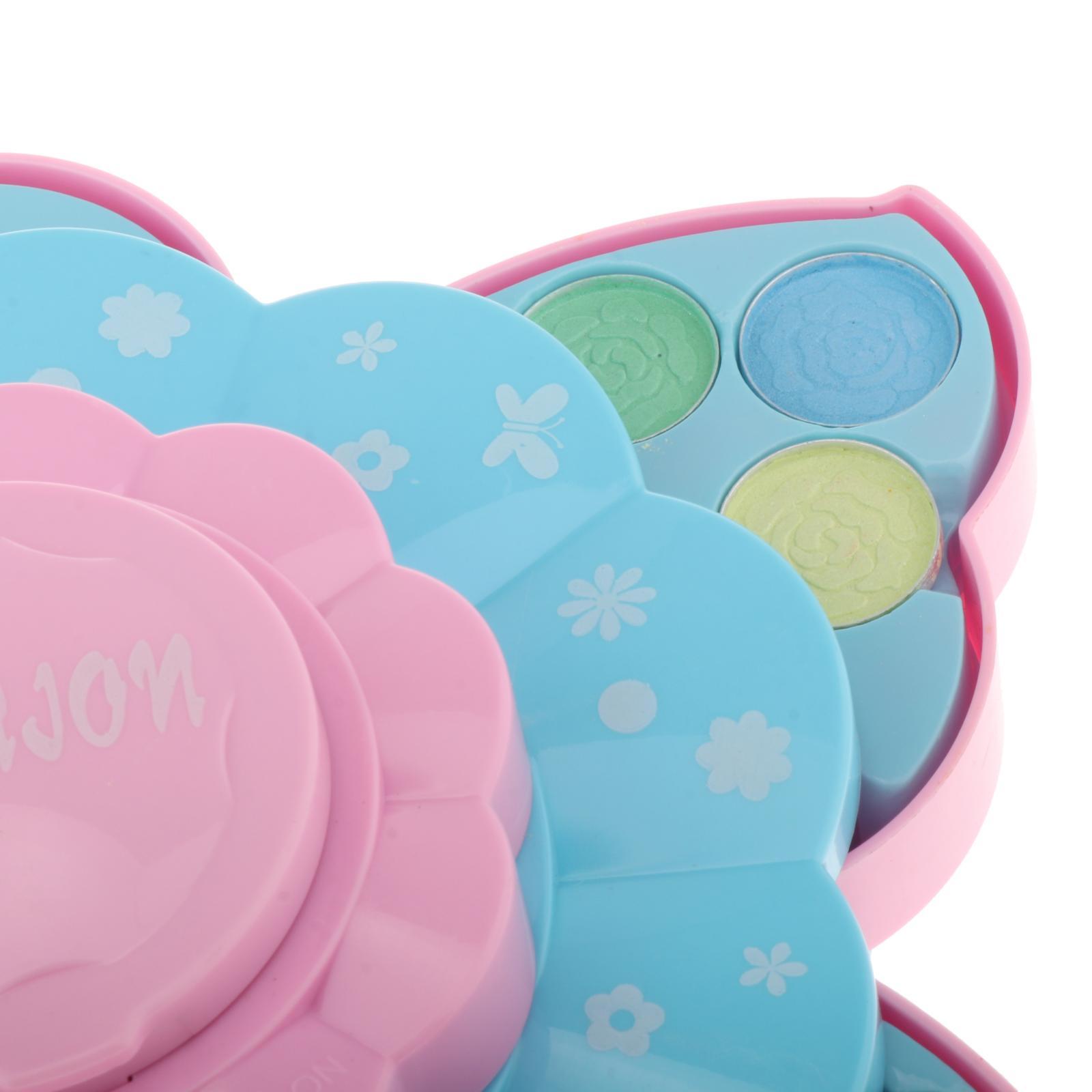 First Makeup Set, Girls Makeup Kit, Makeup Palette with Mirror and Secure Close - Safety Tested- Non Toxic