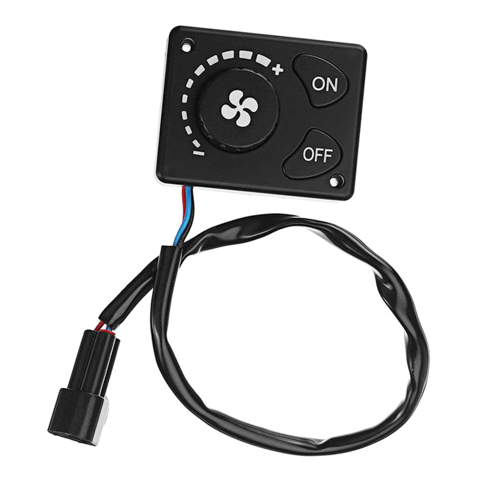 3 Pin  Air 12/24V Parking Heater Control Knob Controller Switch Truck