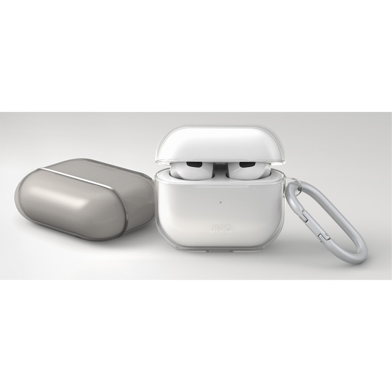 Ốp Case UNIQ Glase Hang (Siêu trong suốt) Dành Cho Airpods 3 -  Hàng Chính Hãng