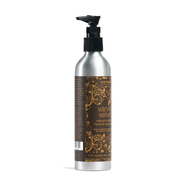 Sữa Dưỡng Thể Vanilla Velvet Natural Hydrating Hand &amp; Body Lotion Scentuals (250ml)