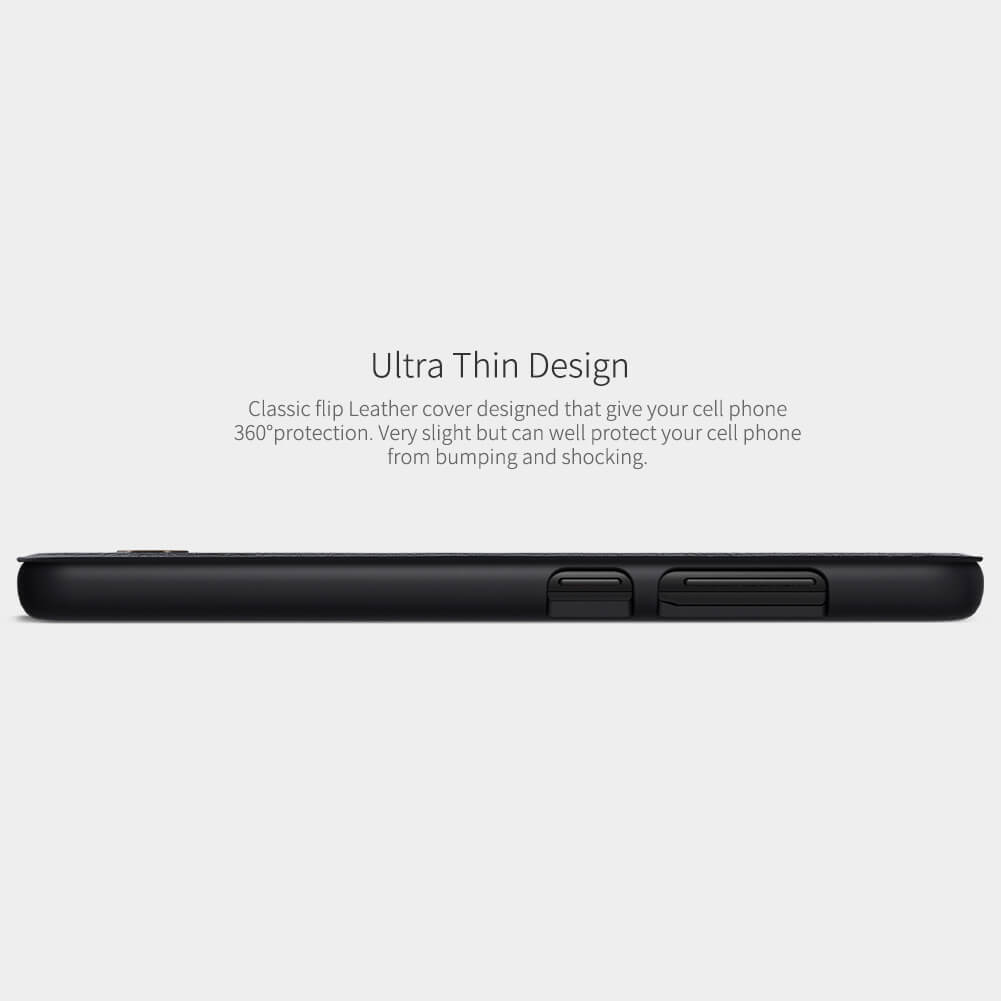 Bao da Leather cho Samsung Galaxy S21 FE 5G hiệu Nillkin Qin - hàng nhập khẩu