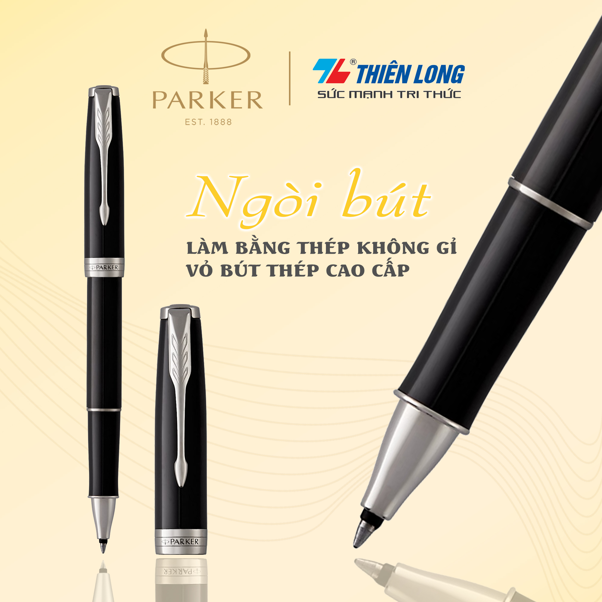 Bút lông bi cao cấp Parker Sonnet X-M Black CT TB-1950884