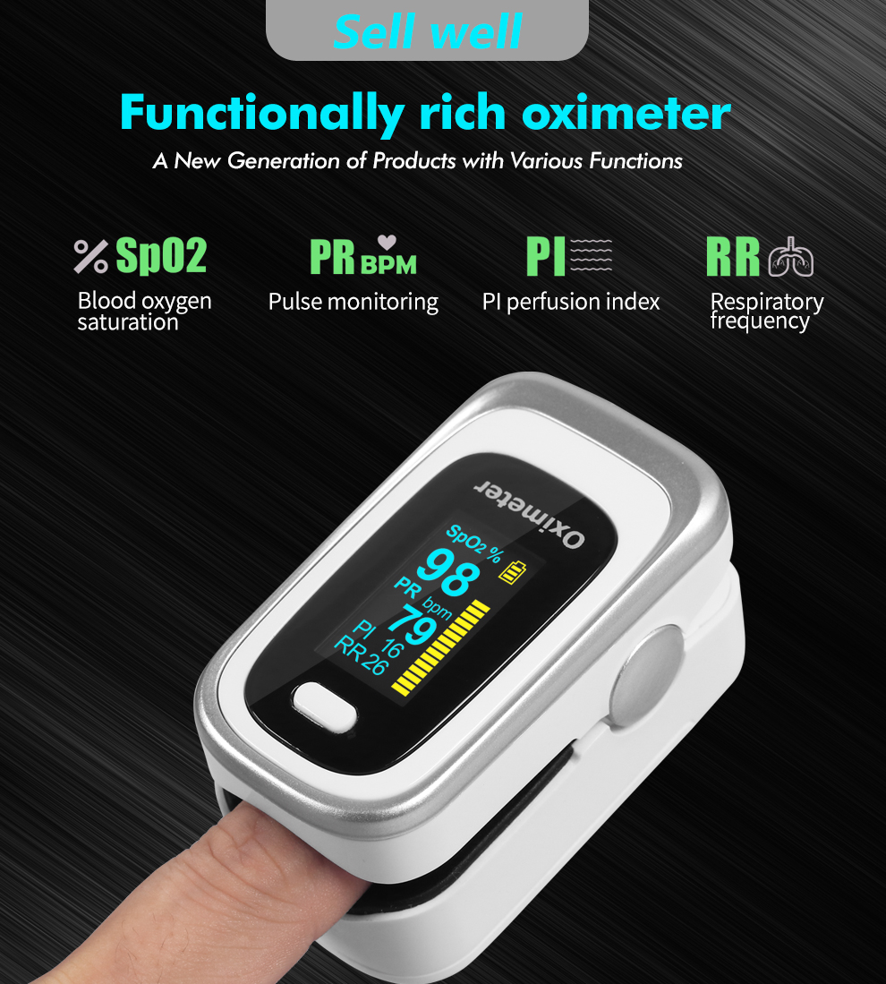 [CAO CẤP] Máy Đo Nồng Độ Oxy (SPO2) Và Nhịp Tim- JZ-130 Pulse Oximeter Fingertip