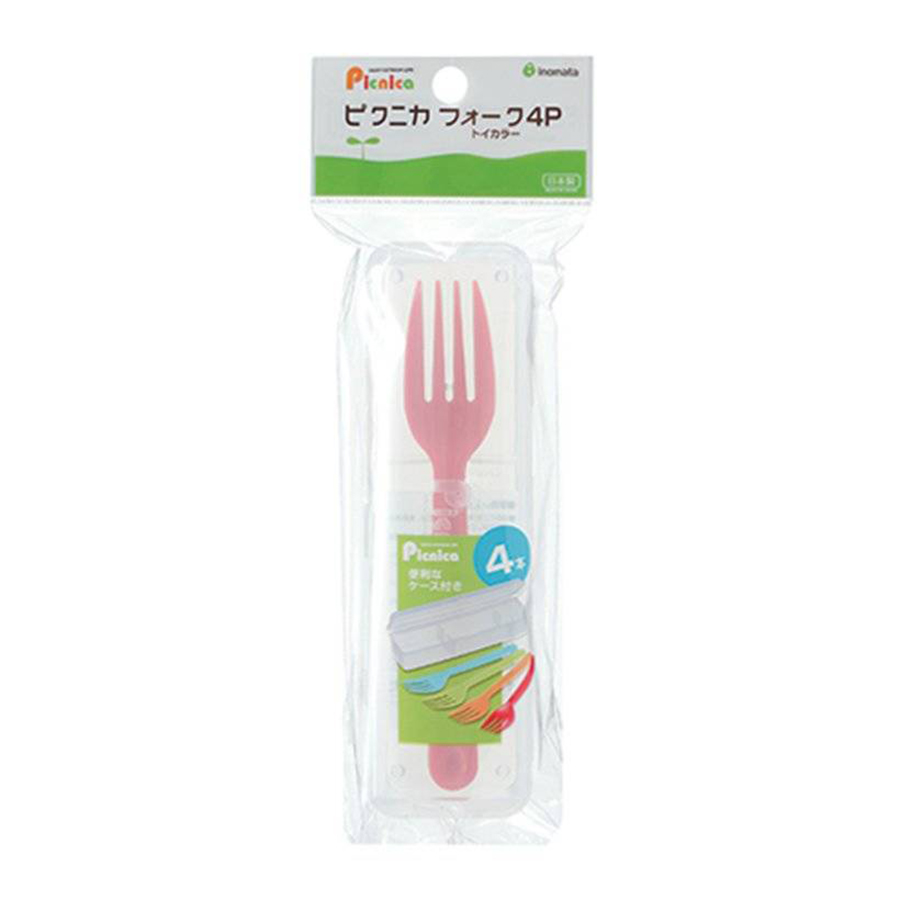 Set 4 Dĩa Nhựa Màu Sắc Kèm Hộp - Nội Địa Nhật Bản