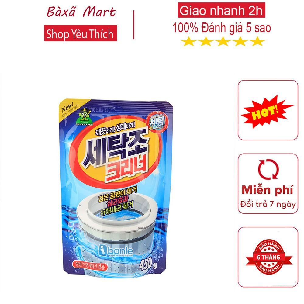 Bột Tẩy Vệ Sinh Lồng Máy Giặt Diệt Vi Khuẩn Khử Mùi 450gr