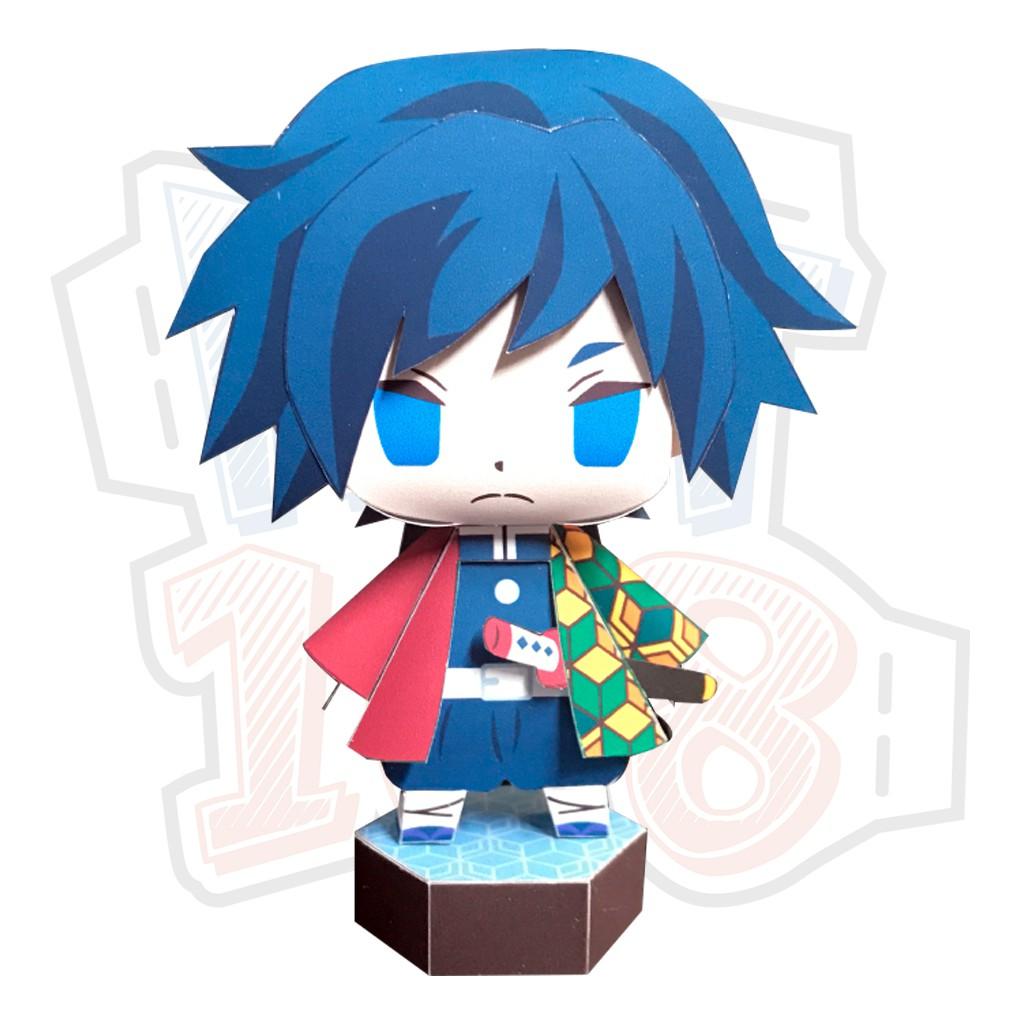 Mô hình giấy Chibi Kyojuro Rengoku ver 5  Demon Slayer Kimetsu No Yaiba   Kit168 Shop mô hình giấy
