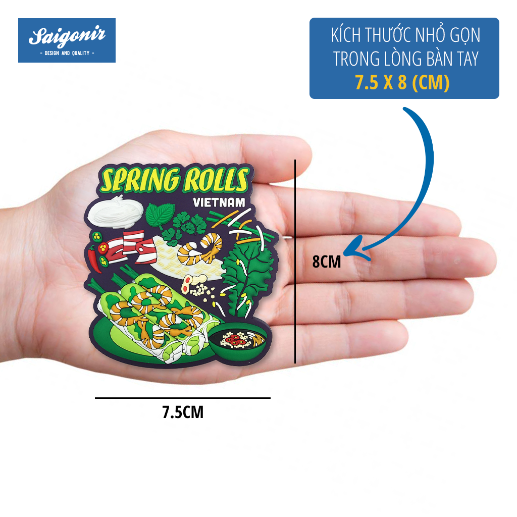 Tổng Hợp Nam Châm Hít Dán Trang Trí Tủ Lạnh Size M Saigonir - Hình Ảnh Việt Nam - Quà Tặng - Quà Lưu Niệm Việt Nam