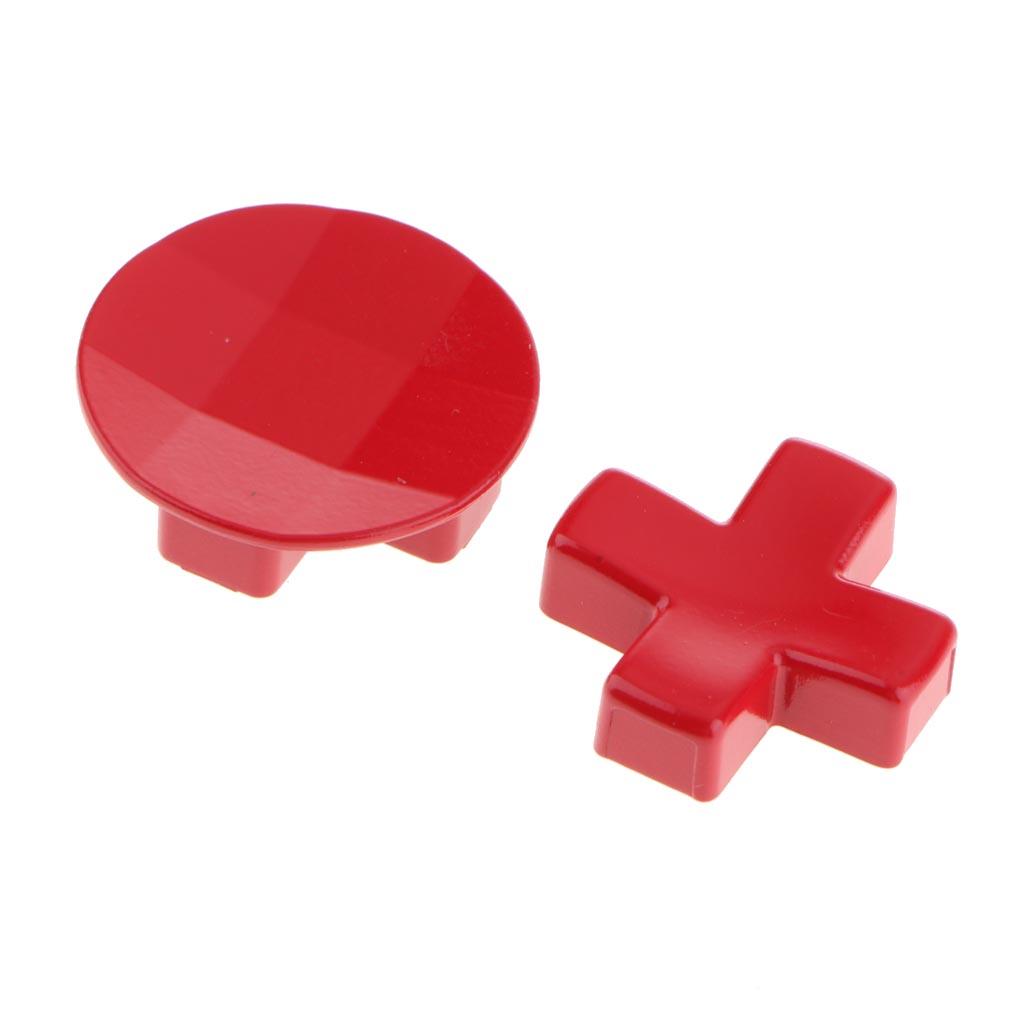 1 Pair Thumbstick Switch Buttons Accent Rings For Xbox One Controller Red