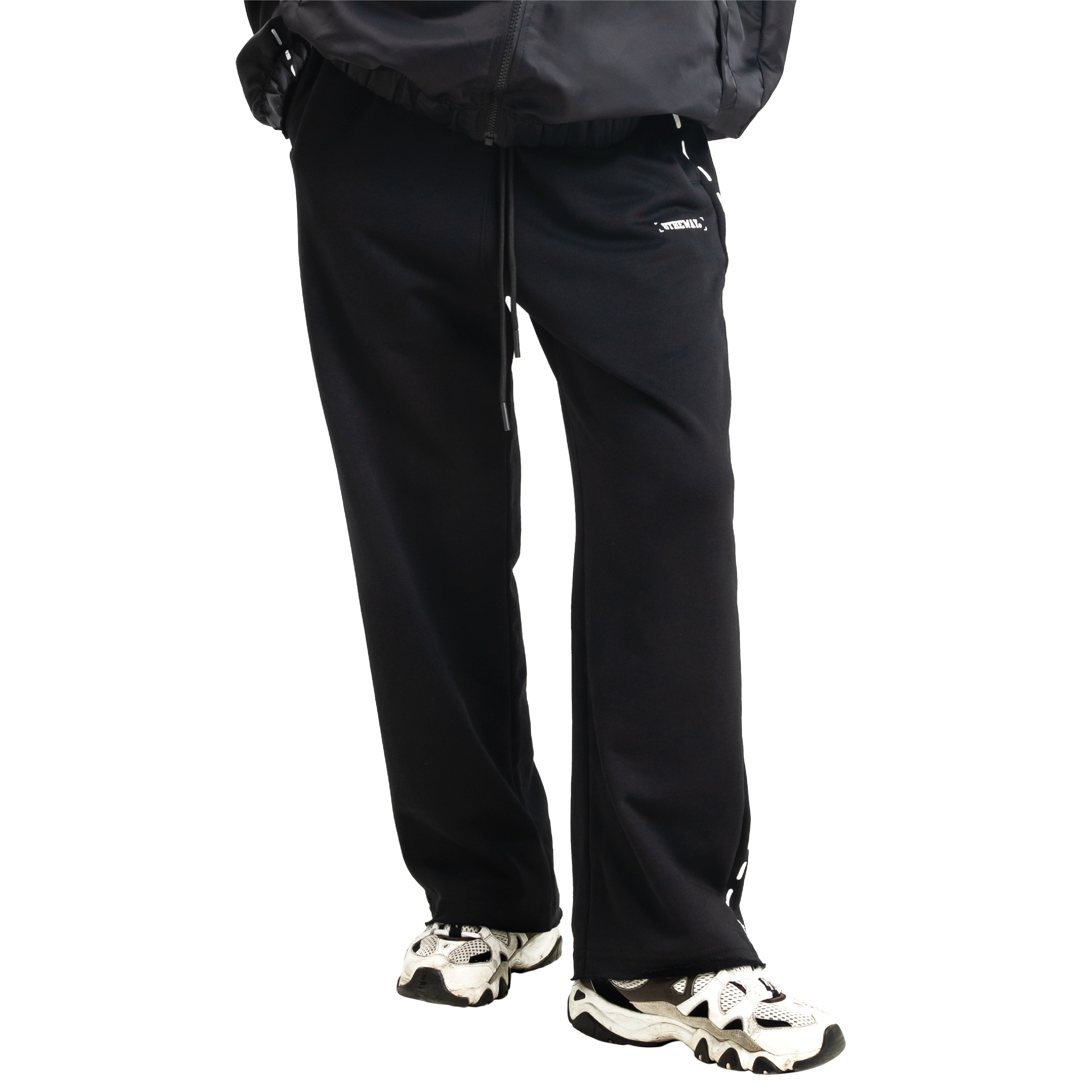 5THEWAY /street vocabulary/ FLEECE TROUSER - BLACK aka Quần Nỉ Dài