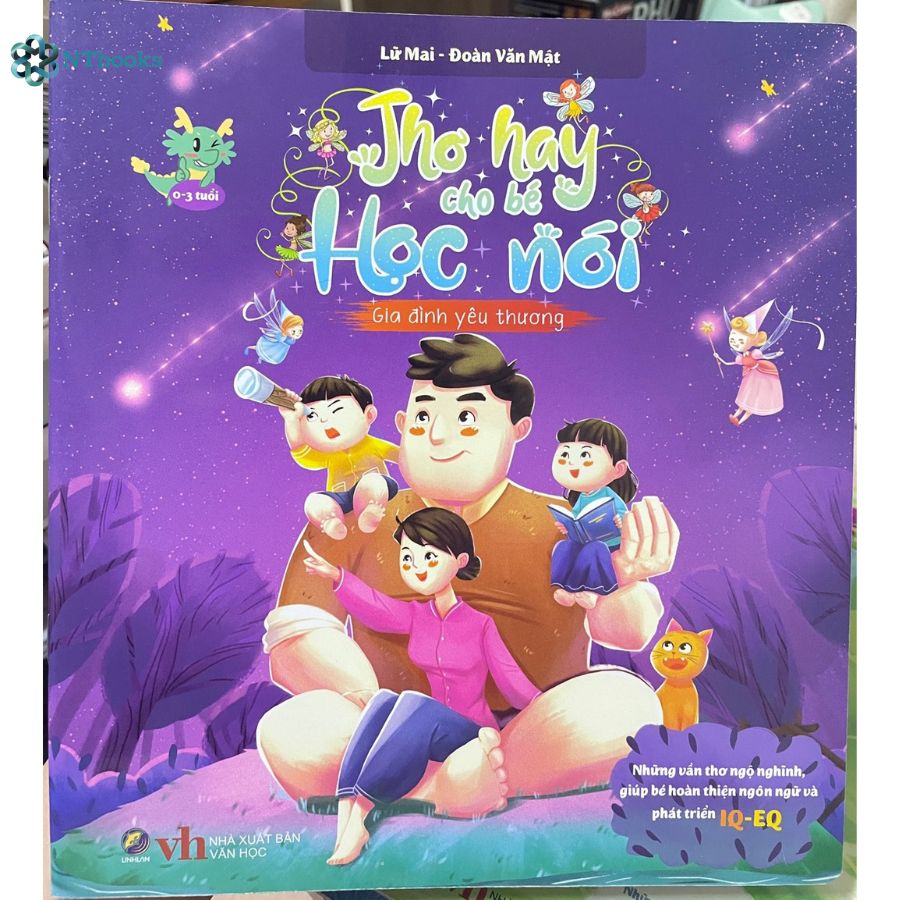 Combo 5 cuốn sách Thơ hay cho bé học nói 5T - Những vần thơ ngộ nghĩnh, giúp bé hoàn thiện ngôn ngữ và phát triển IQ-EQ