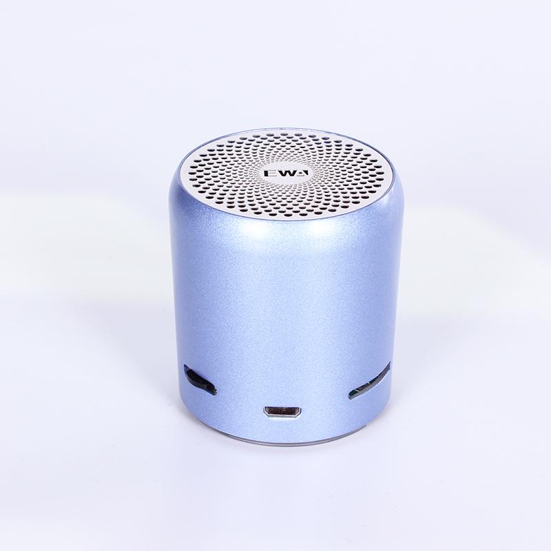 Loa EWA A107S Bluetooth Di Động Kim Loại HIFI Loa Mini TWS Không Dây MP3 Nghe Nhạc Âm Thanh Mạnh Thẻ SD Chơi Loa Color: Gray