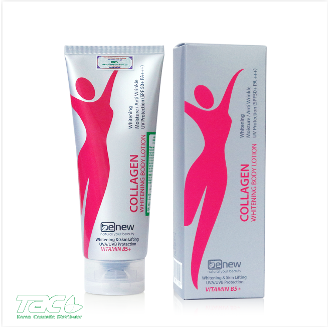 (Hàng Mới Chính Hãng) Kem Dưỡng Trắng Body &amp; Nâng cơ – BENEW COLLAGEN WHITENING 200ml