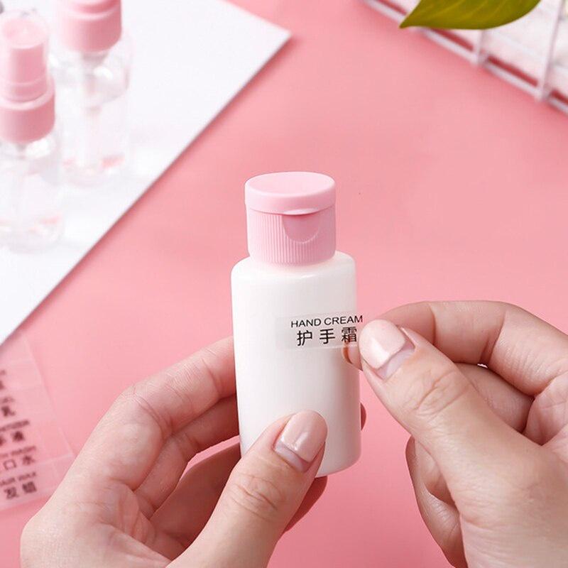 11pcs Travel Bottle Set Leak-Proof Refillable Toiletry Container For Shampoo Spray Bottles Cosmetic Bottles Random Colors Shippe