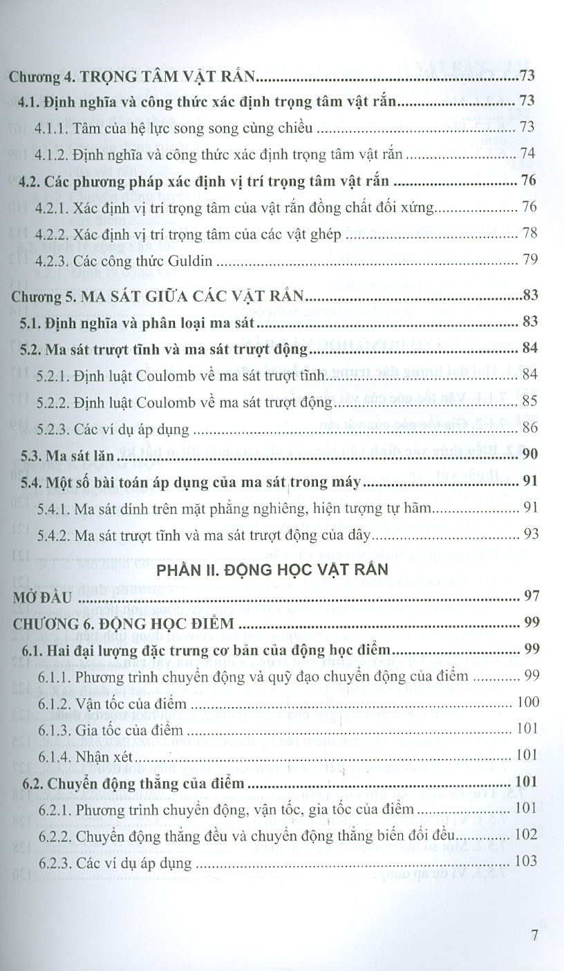 Cơ Học Kỹ Thuật (Engineering Mechanics) - Giáo trình dùng cho sinh viên Đại học Bách khoa Hà Nội và các trường Đại học, Cao đẳng kỹ thuật