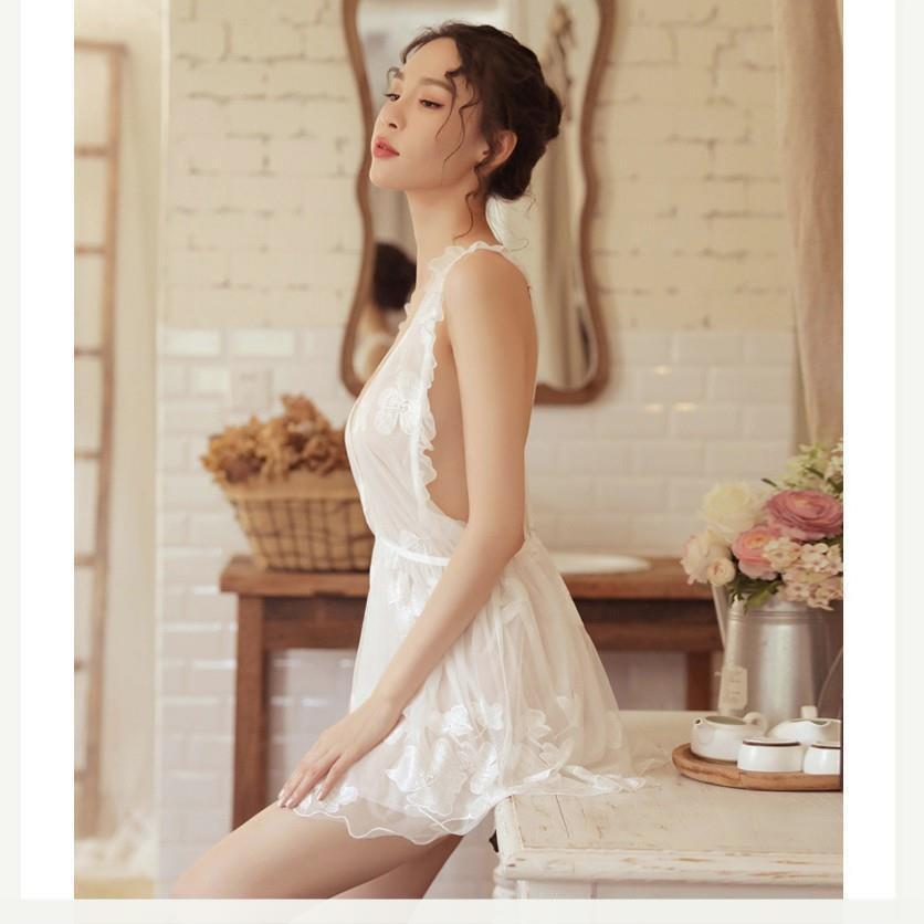 Váy ngủ sexy ren hoa nữ hoàng quyến rũ B1027