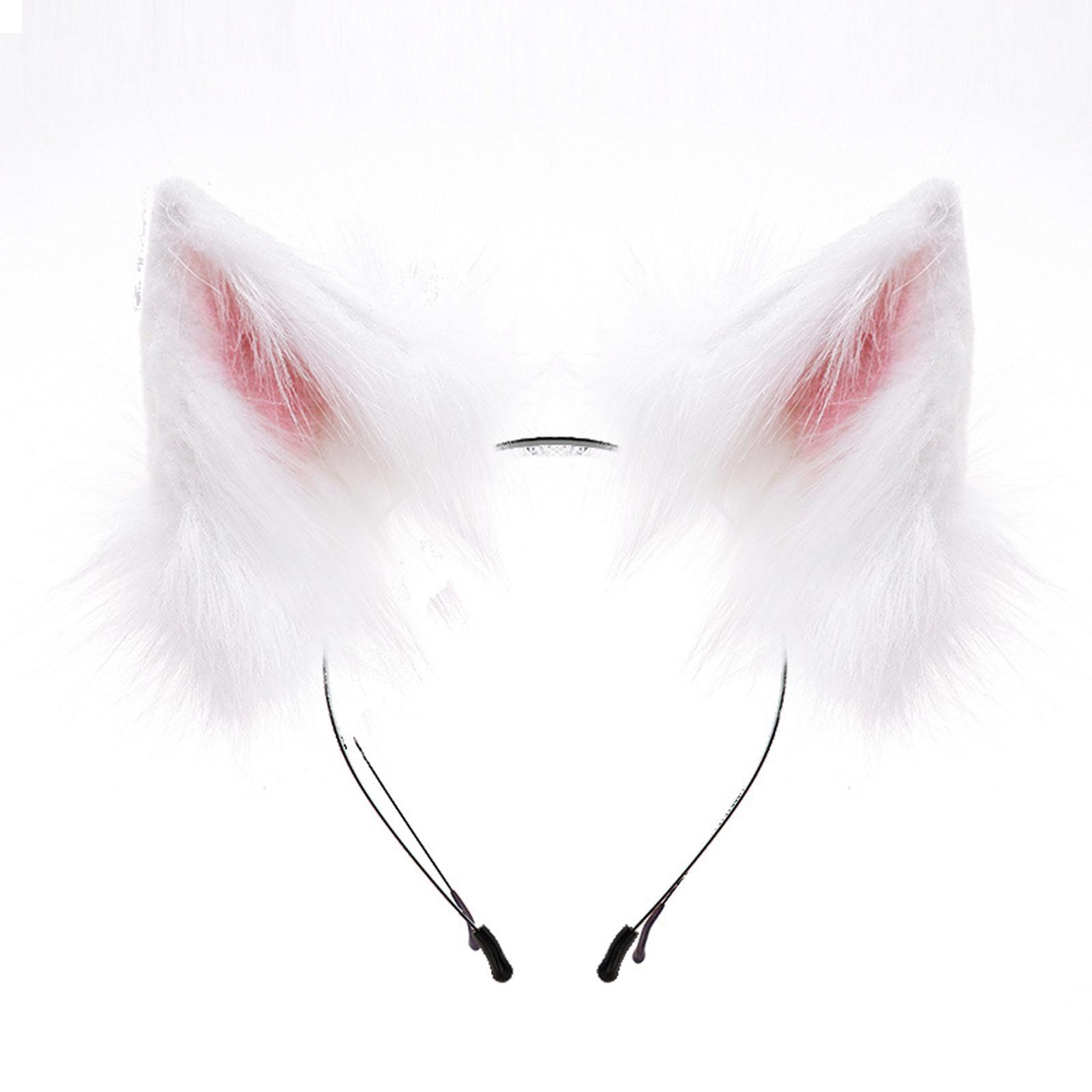 Cat Costume Animal Cosplay Kitten Plush Ears Furry Fancy Dress up