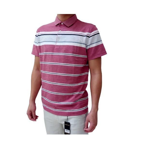 Áo Polo nam Phối Kẻ Chất Cotton Logo Thương Hiệu BABOYKA Trẻ Trung Lịch Lãm