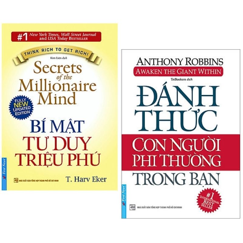 Bí Mặt Tư Duy Triệu Phú - Đánh Thức Con Người Phi Thường Trong Combo 2 cuốn