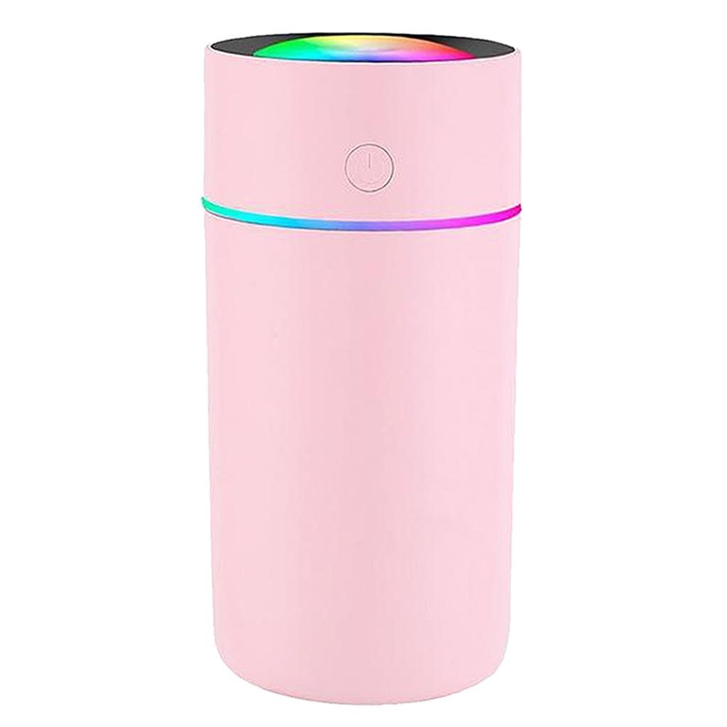 Humidifiers,320ml Ultrasonic Whisper-Quiet Humidifiers for Bedroom with 7 Color LED Display Sleep Timing Mode for Home Baby