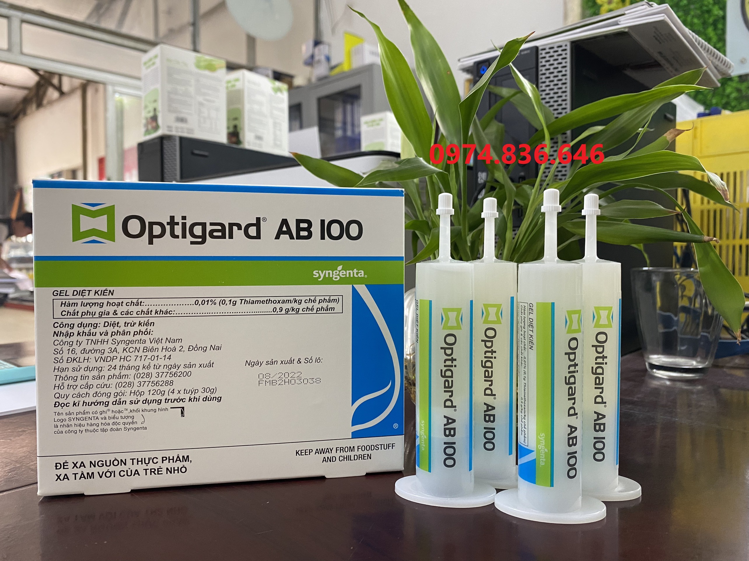 Gel Diệt Kiến Optigard AB 100