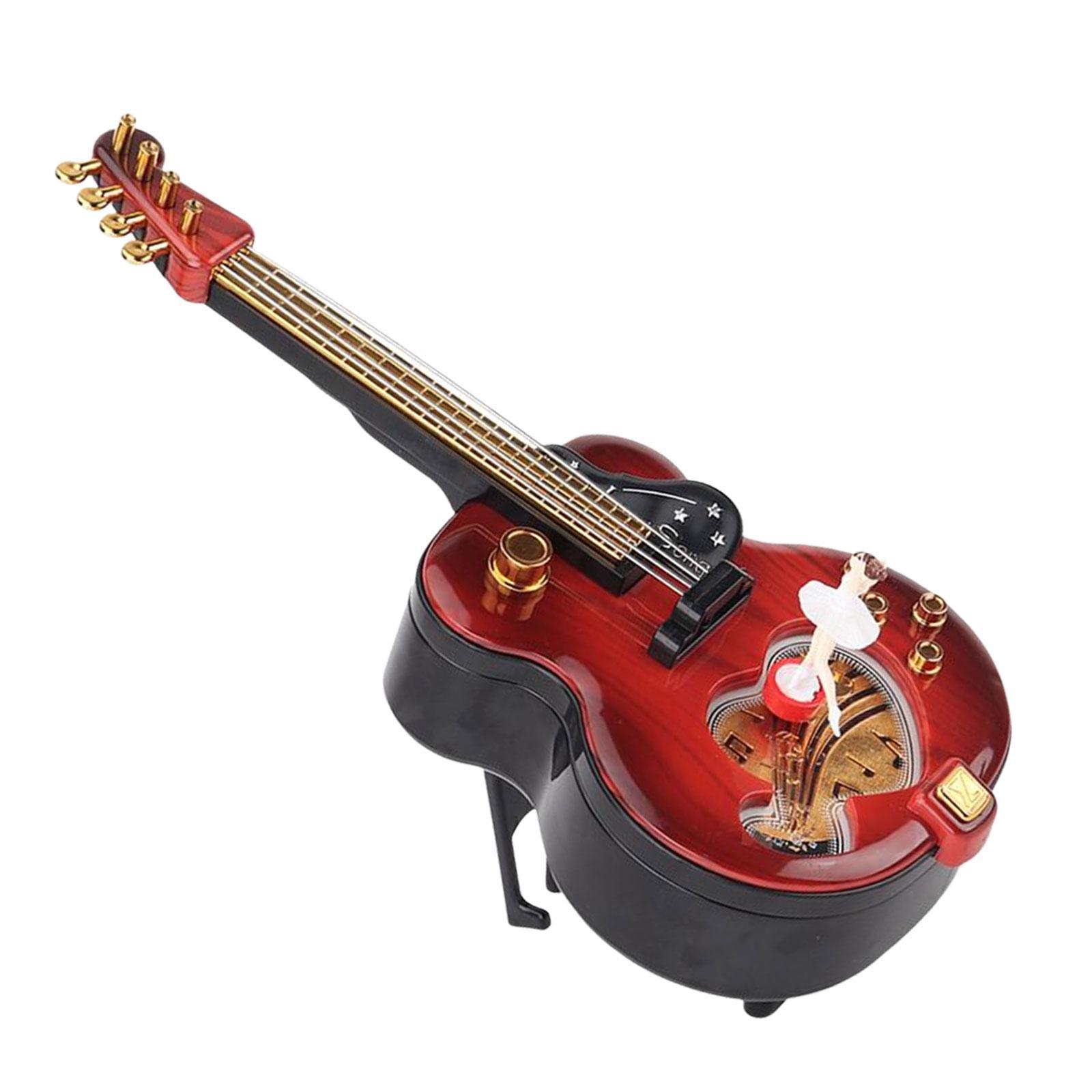 Color Change LED Rotating Carousel Music Box Beige