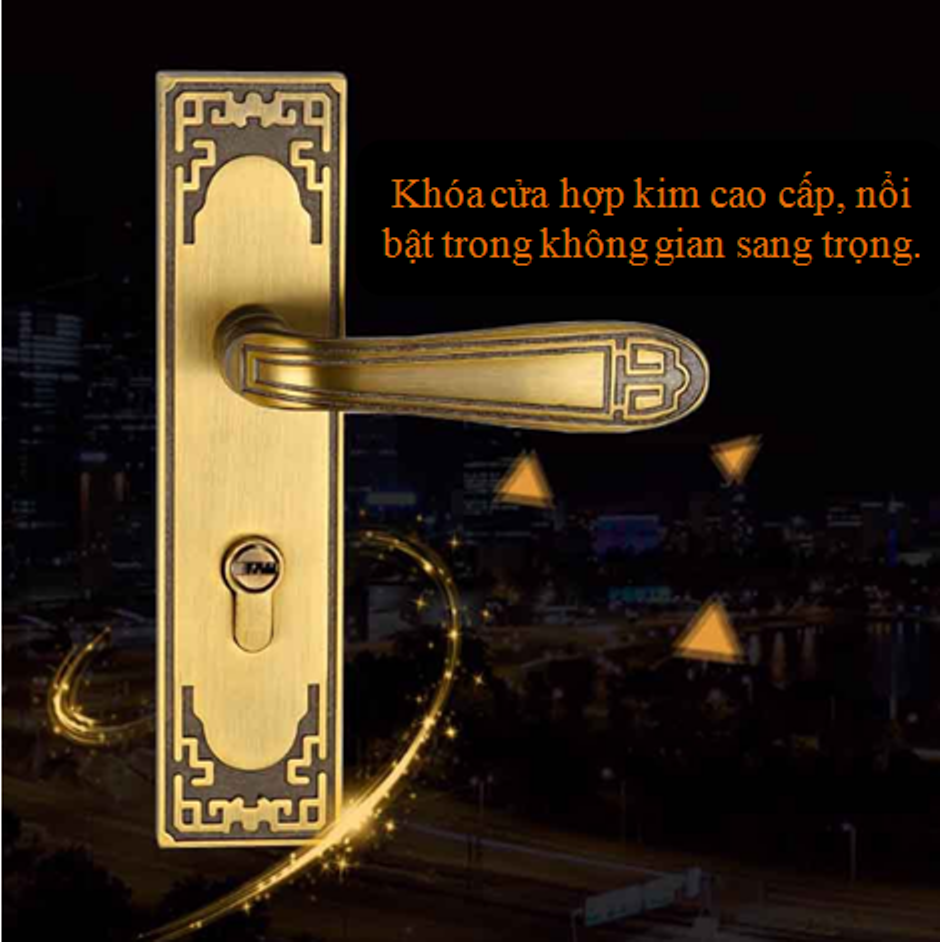 Khóa cửa tay gạt hợp kim Canadi MS1