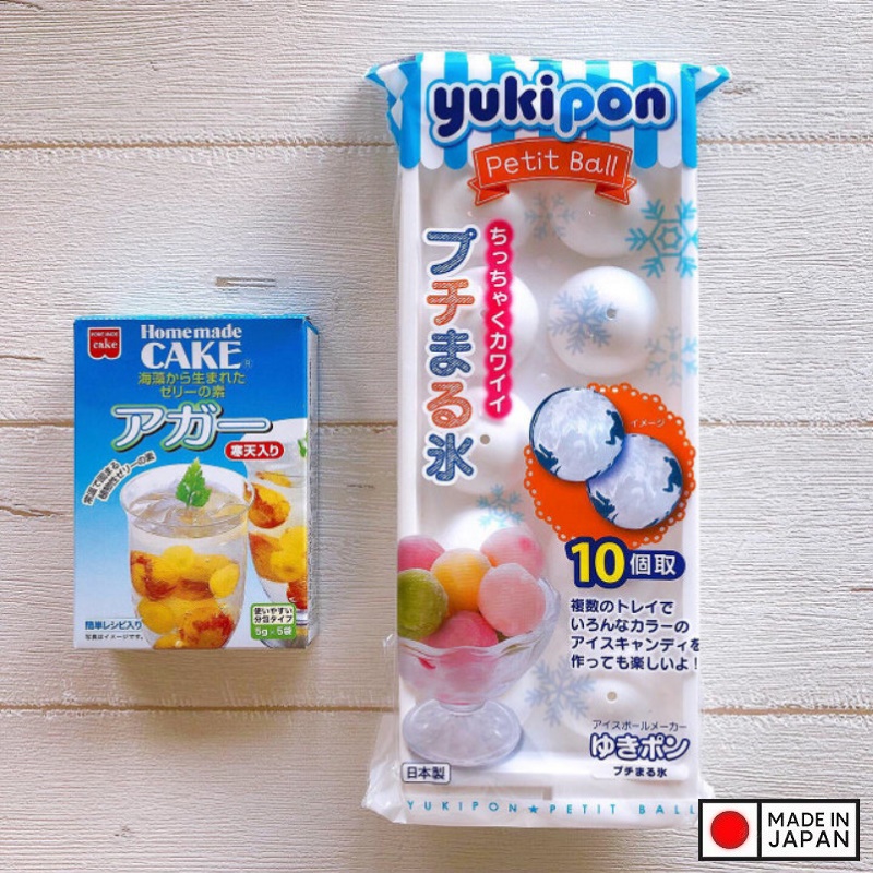 Khay làm đá Yukipon hình tròn, size lớn - Hàng nội địa Nhật Bản |#Made in Japan|