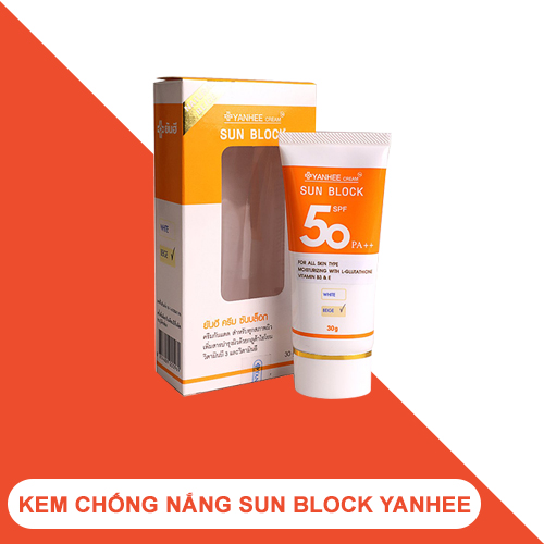 Kem chống nắng YANHEE  Sunblock (White) Thái Lan 30g