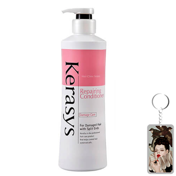 Dầu xả Kerasys Repairing phục hồi độ bóng, tăng cường chống tia UV cho tóc hư tổn, chẻ ngọn 600ml