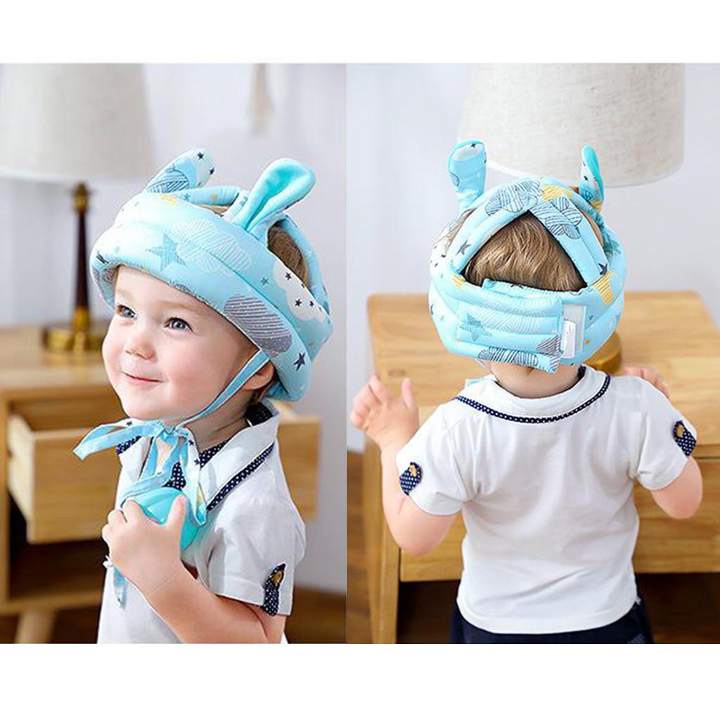 Set of 2 Baby Infant Safety Protective Helmet Hat Head Protect for Walking