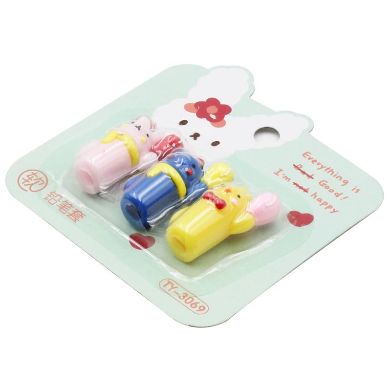 Vỉ 3 Nắp Đậy Bút - XiaoQingWa TY-3069