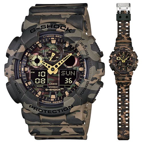 Đồng hồ nam dây nhựa G-SHOCK Casio Anh Khuê GA-100CM-5ADR