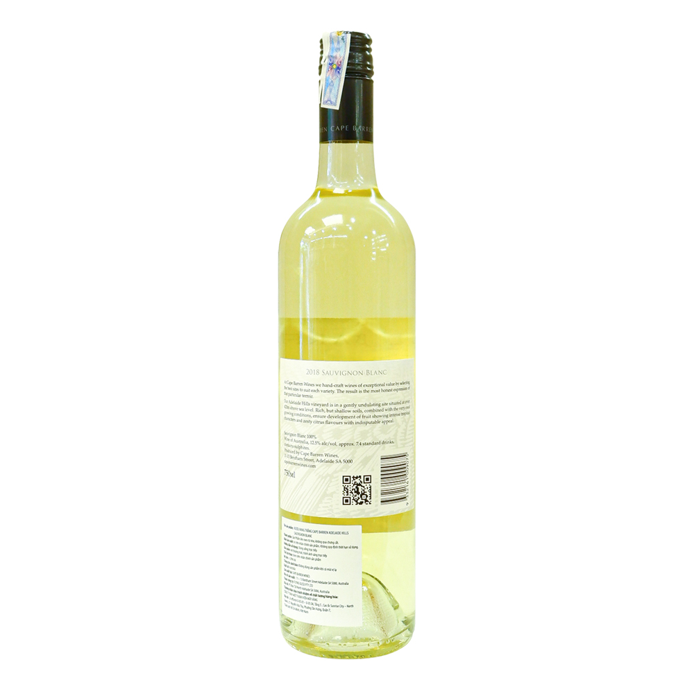 Rượu Vang Trắng Cape Barren Adelaide Hills Sauvignon Blanc 750ml 13% - Úc - Hàng Chính Hãng