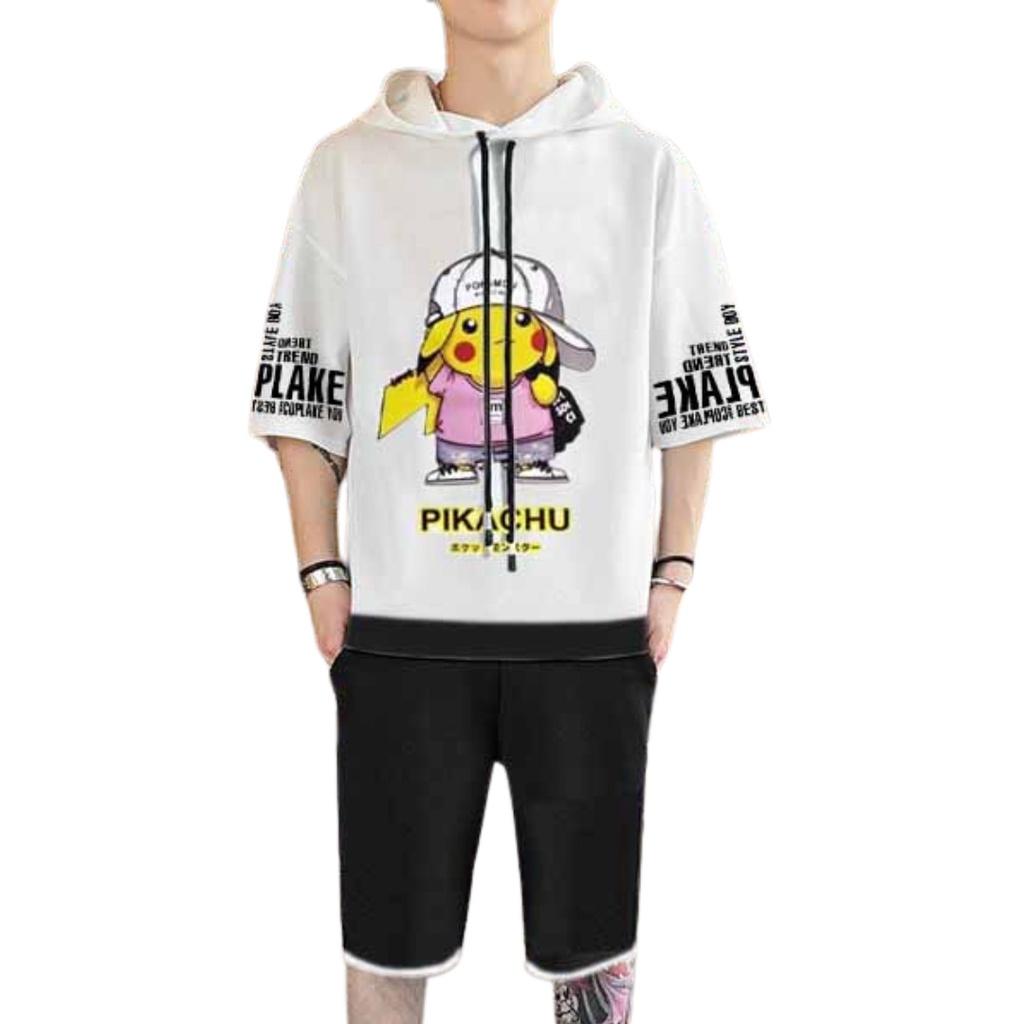 ĐỒ BỘ NAM TÂM SHOP ĐỒ BỘ THỂ THAO IN HÌNH PIKACHU