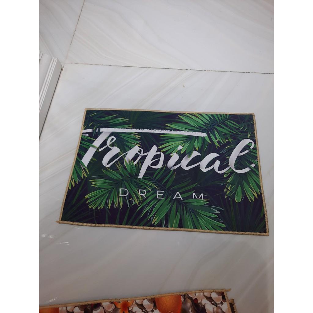 Thảm chùi chân chống trượt họa tiết dễ thương-HH188..