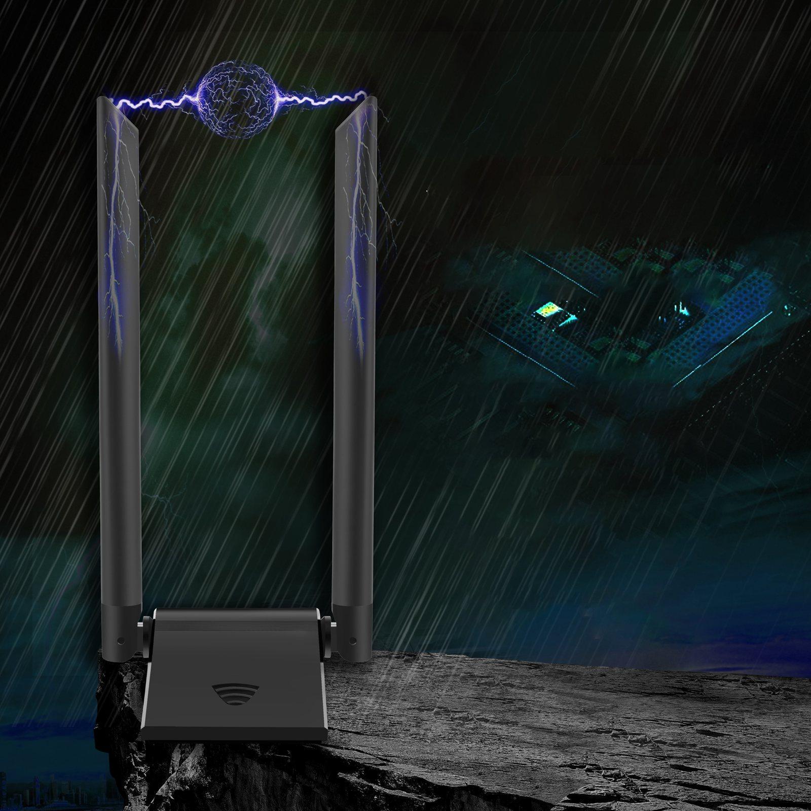 USB 3.0 WiFi Adapter Long Distance  WiFi Card for Desktop Laptop PC