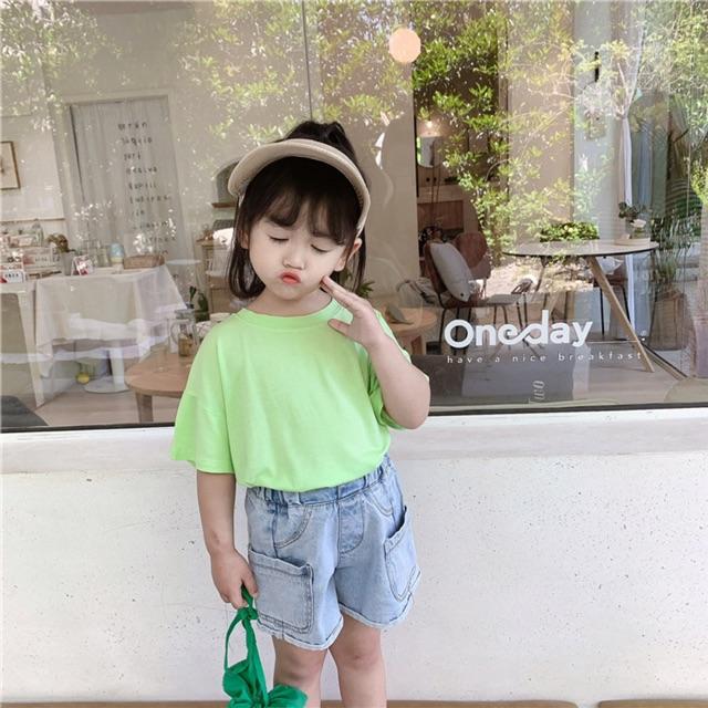 Short jean túi hông 1-7T