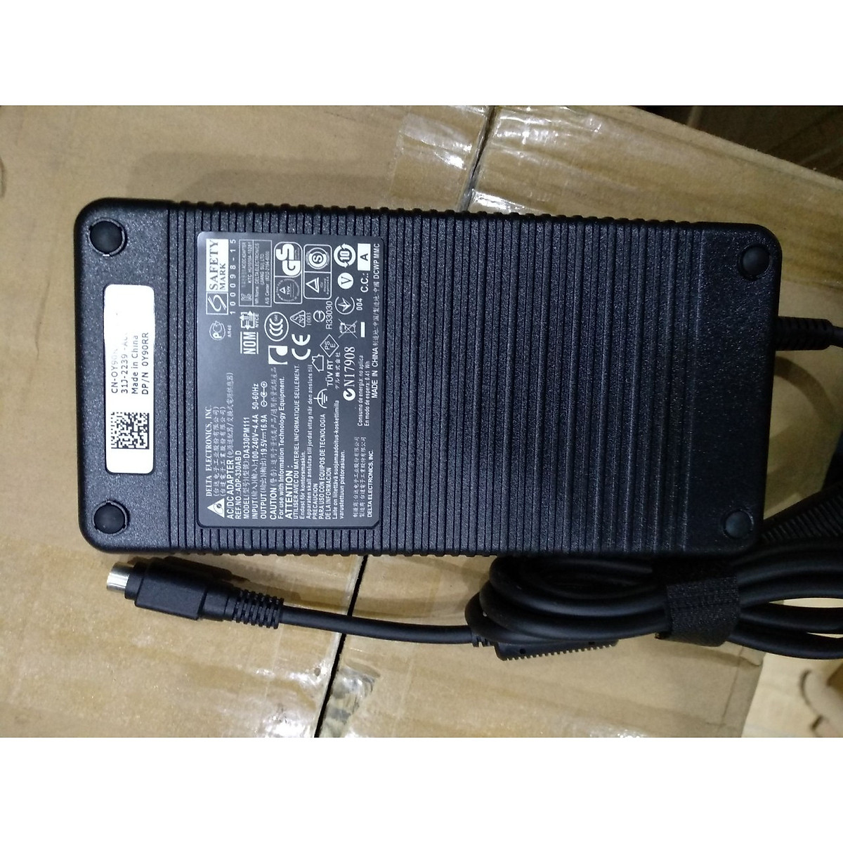 Sạc dành cho Laptop Gaming MSI GT80 MSI GT72 GT72S MSI GT73 GT75 - 330 Watt AC x 2 Hàng nhập khẩu
