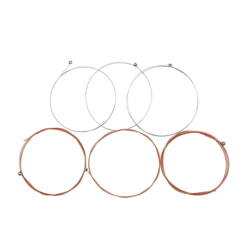 3X Durable 6pcs E-B- Strings for Acoustic Guitar