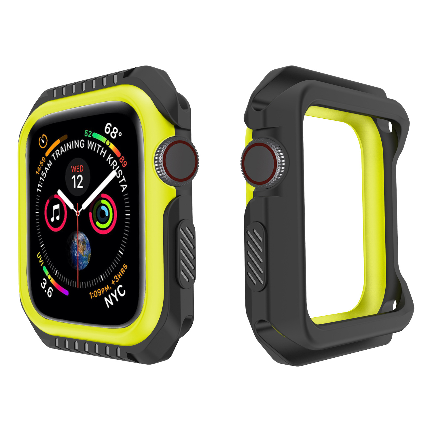 Ốp Case Chống Shock Armor Viền Color cho Apple Watch Series 4/5/6/SE Size 40/44mm