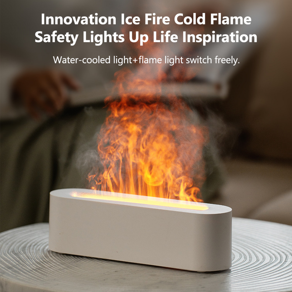 Xiaomi youpin deqian flame aromatherapy humidifier 150ml nguồn điện type-c, với đèn đầy màu sắc bảo vệ power-off