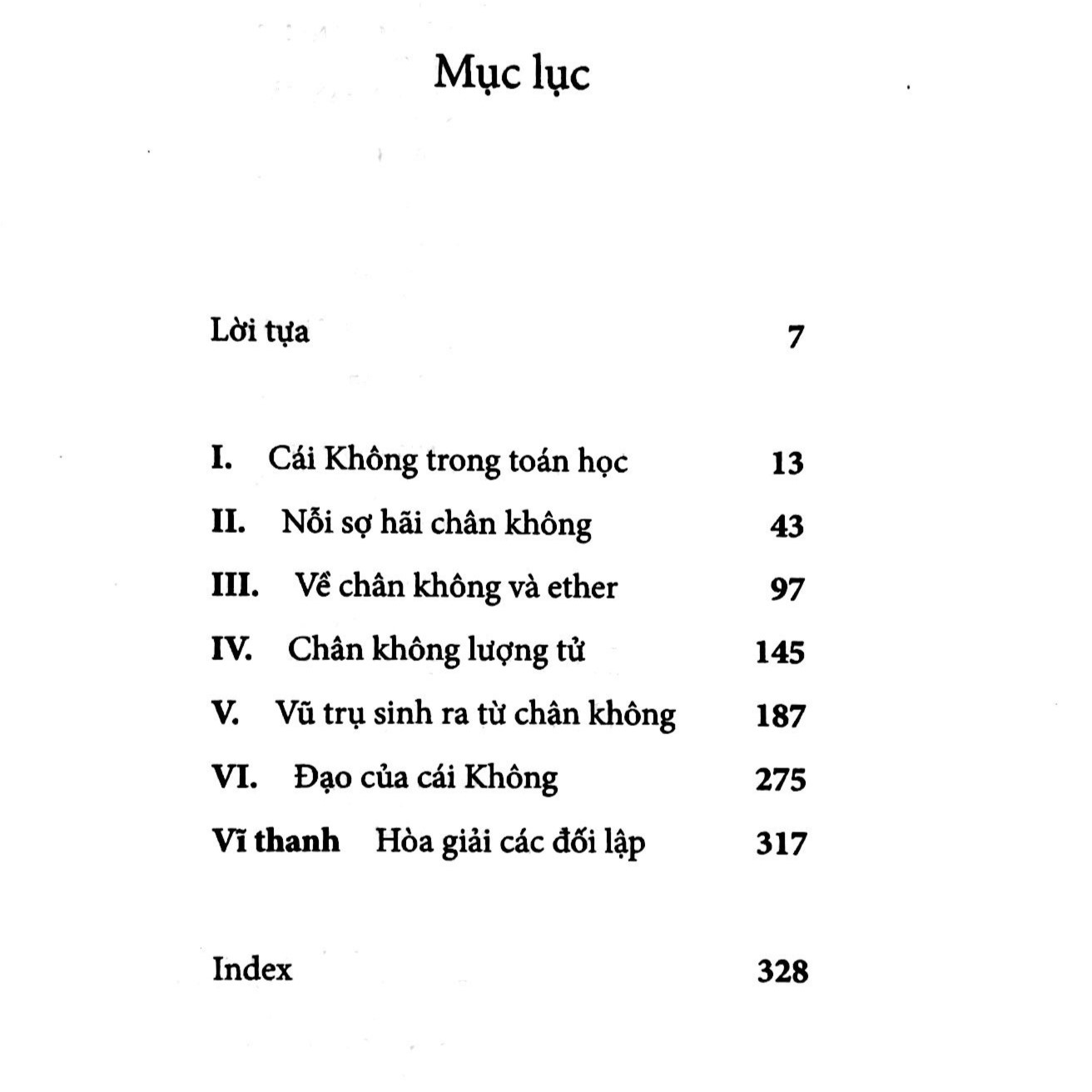 Sự Đầy Của Cái Không