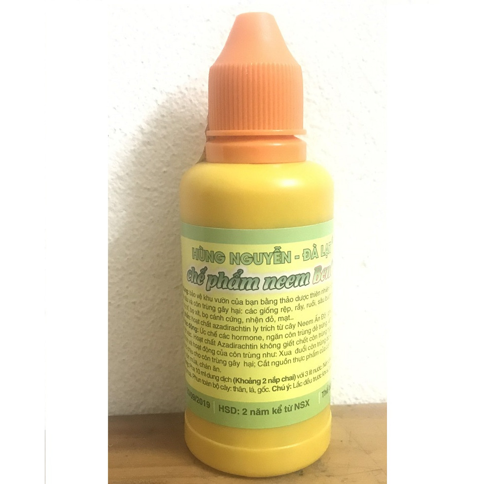 Chế Phẩm Neem Ben02 Hùng Nguyễn - Đà Lạt, Thể Tích Thực 80ml