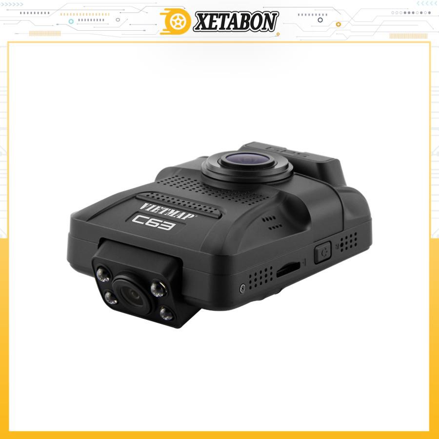 Camera Hành Trình VietMap C63 Ghi Hình Trước Trong Xe Full HD 1080P Hồng Ngoại, Cảnh Báo Giao Thông Bằng Giọng Nói +TẶNG THẺ 32GB